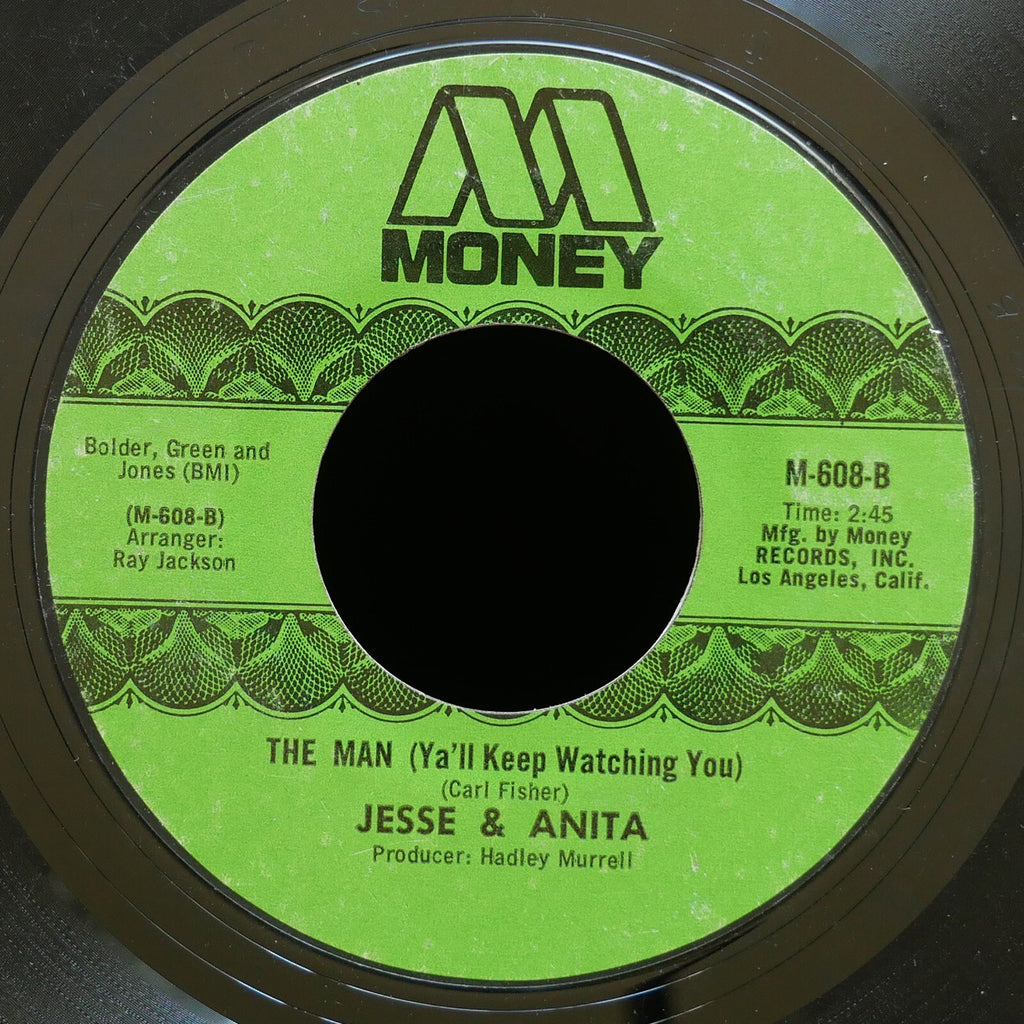 JESSE & ANITA Nickel To A Dime To.. / The Man 45 MONEY RECORDS M-608 Funk