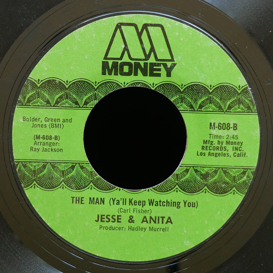 JESSE & ANITA Nickel To A Dime To.. / The Man 45 MONEY RECORDS M-608 Funk