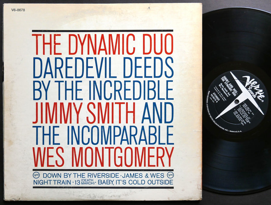 JIMMY SMITH & WES MONTGOMERY The Dynamic Duo LP VERVE RECORDS V6-8678 US 1966 DG