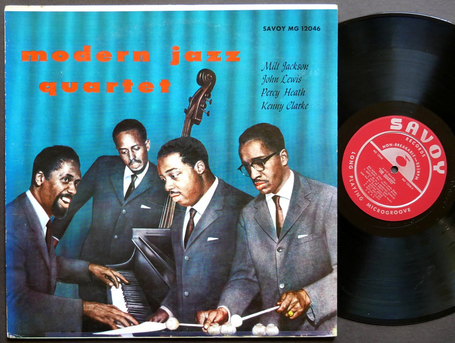 MODERN JAZZ QUARTET LP SAVOY MG 12046 US 1956 DG MONO Milt Jackson Ray Brown