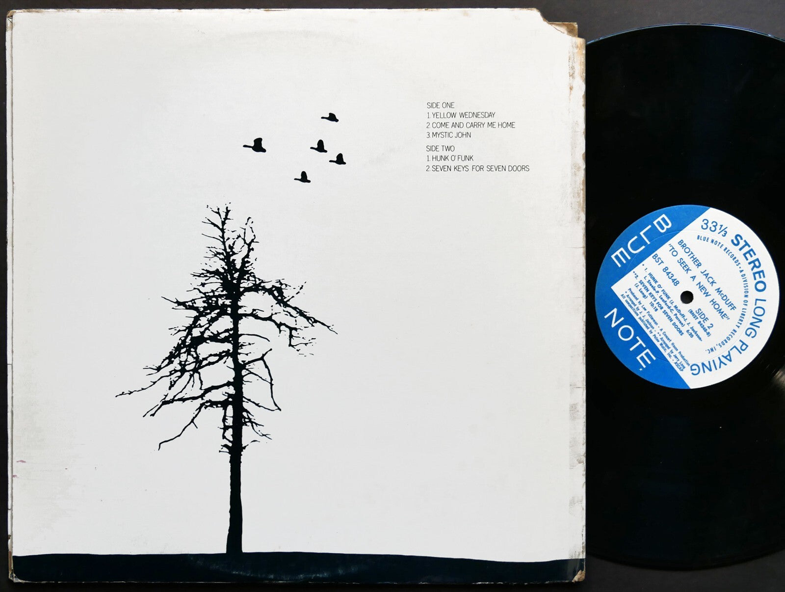 BROTHER JACK MCDUFF To Seek A New Home LP BLUE NOTE BST 84348 US 1970 Jazz Funk
