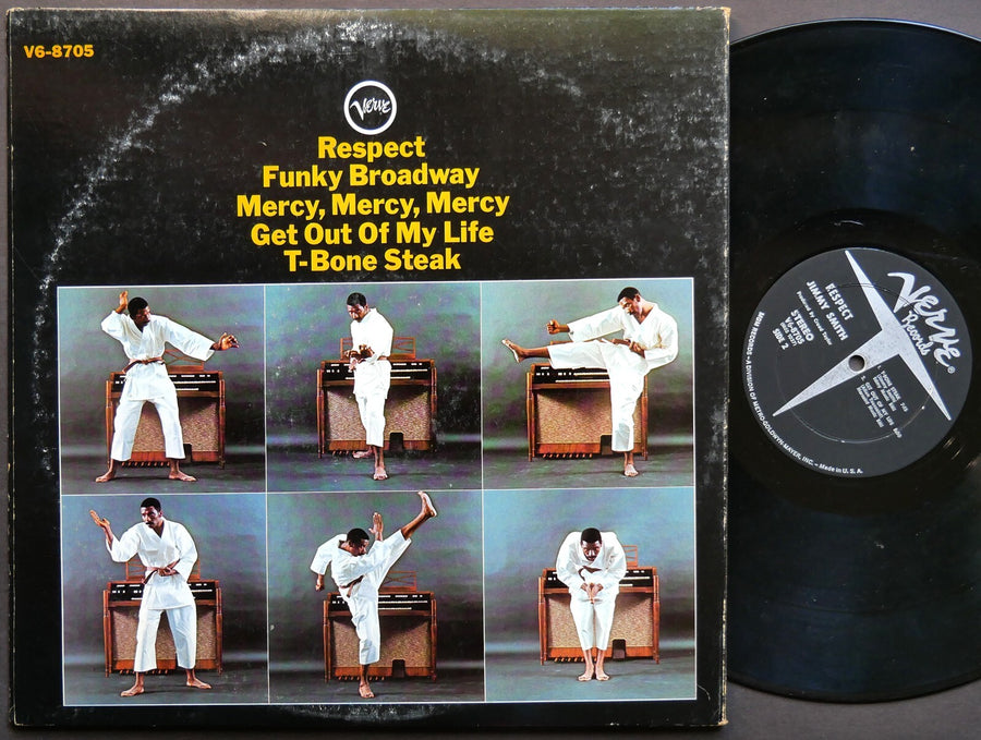 JIMMY SMITH Respect LP VERVE RECORDS V-8705 US 1967 RVG DG MONO Bernard Purdie