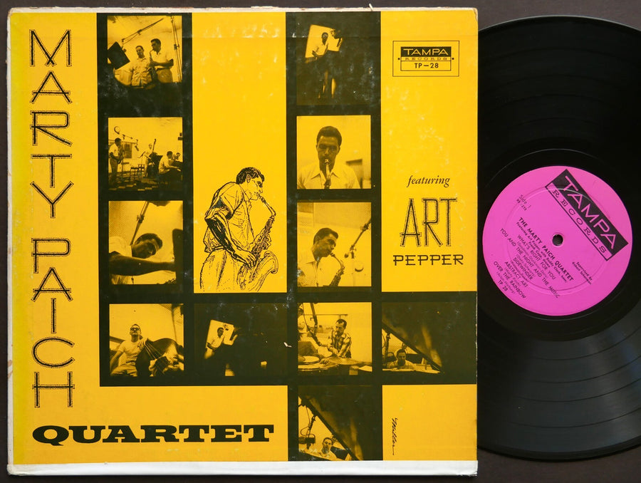 MARTY PAICH Quartet ART PEPPER LP TAMPA RECORDS TP-28 US 1958 JAZZ DG MONO