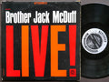 BROTHER JACK MCDUFF Live! LP PRESTIGE PRST 7274 US 1963 JAZZ DG ST George Benson