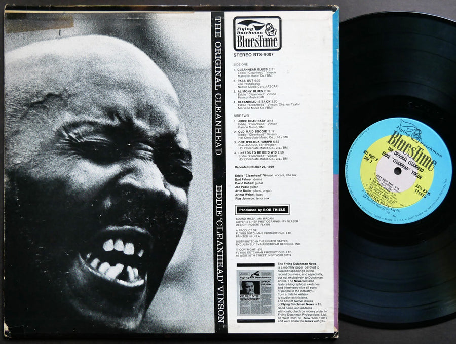 EDDIE CLEANHEAD VINSON The Original Cleanhead LP BLUESTIME BT-9007 US 1970 Blues
