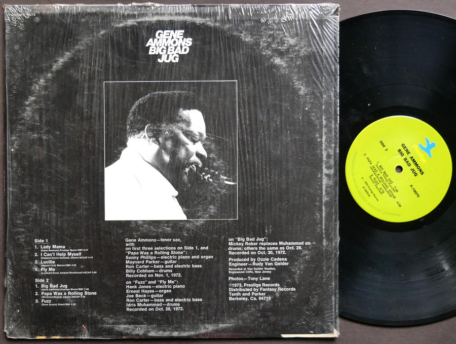 GENE AMMONS Big Bad Jug LP PRESTIGE P-10070 US 1973 Jazz Funk Sonny Phillips