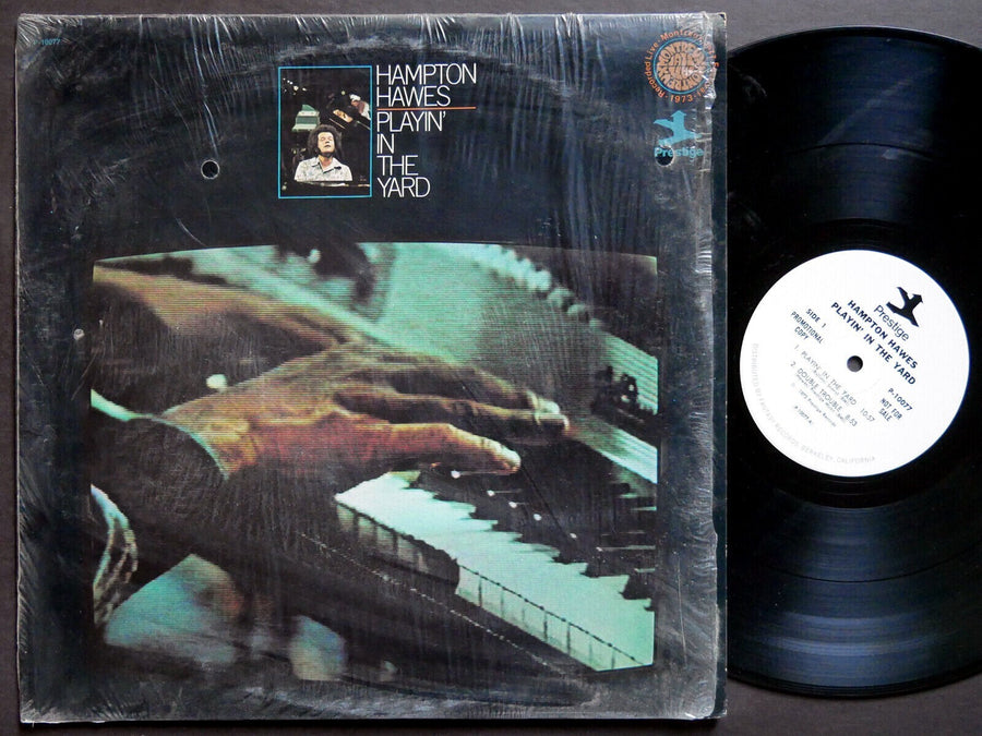 HAMPTON HAWES Playin' In The Yard LP PRESTIGE P-10077 US 1973 PROMO Kenny Clarke