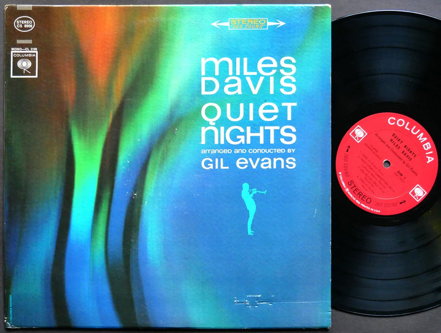 MILES DAVIS Quiet Nights LP COLUMBIA CS 8906 US 1964 2-EYE ST George Coleman VG+