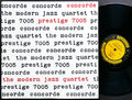 THE MODERN JAZZ QUARTET Concorde LP PRESTIGE PRLP 7005 NJ RVG DG MONO VG+
