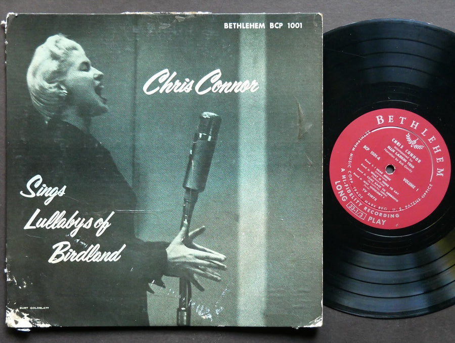 CHRIS CONNOR Sings Lullabys Of Birdland 10" LP BETHLEHEM BCP 1001 US '54 DG MONO