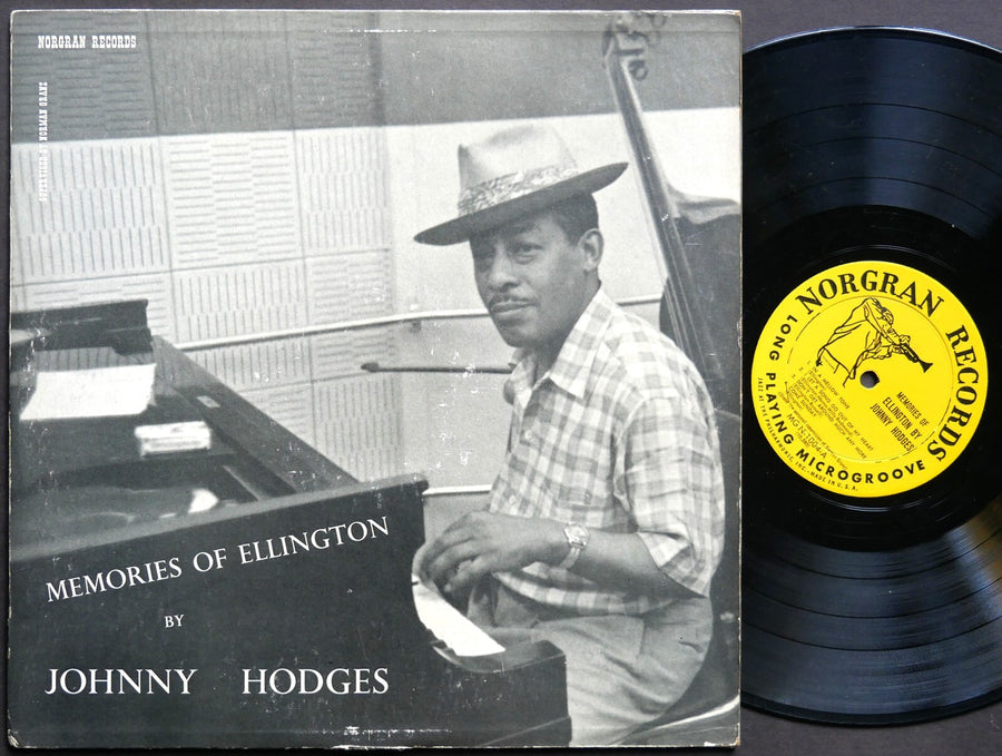 JOHNNY HODGES Memories Of Ellington LP NORGRAN MG N-1004 US 1954 JAZZ DG MONO