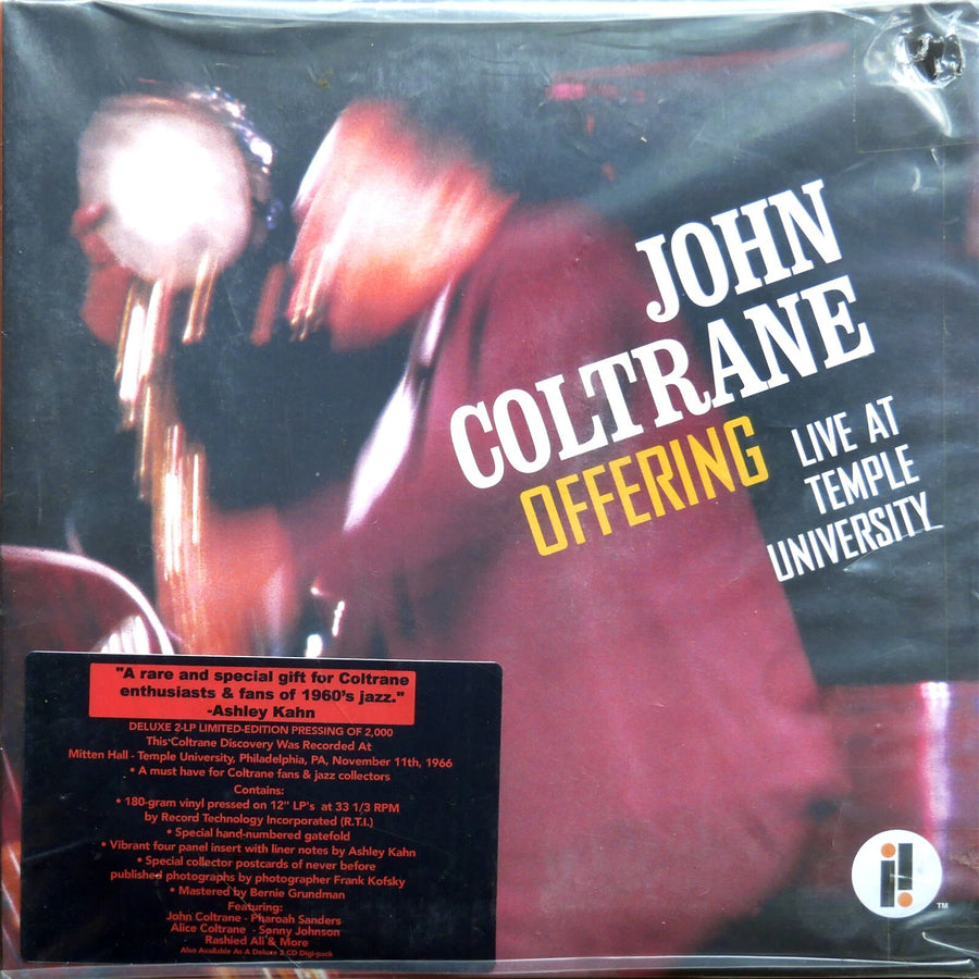 JOHN COLTRANE Offering Live At Temple University 2 x LP IMPULSE! US 2014 LIMITED