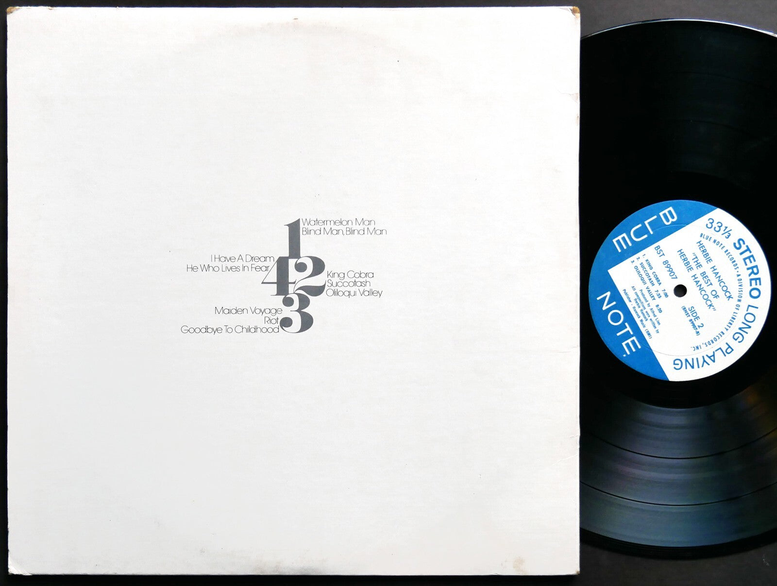 HERBIE HANCOCK The Best Of.. 2 x LP BLUE NOTE BST 89907 US 1971 Joe Henderson