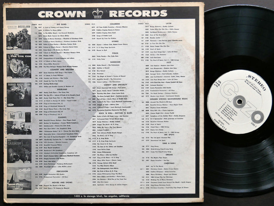 BILLIE HOLIDAY And VIVIAN FEARS LP CROWN RECORDS CLP 5380 US 1963 JAZZ MONO
