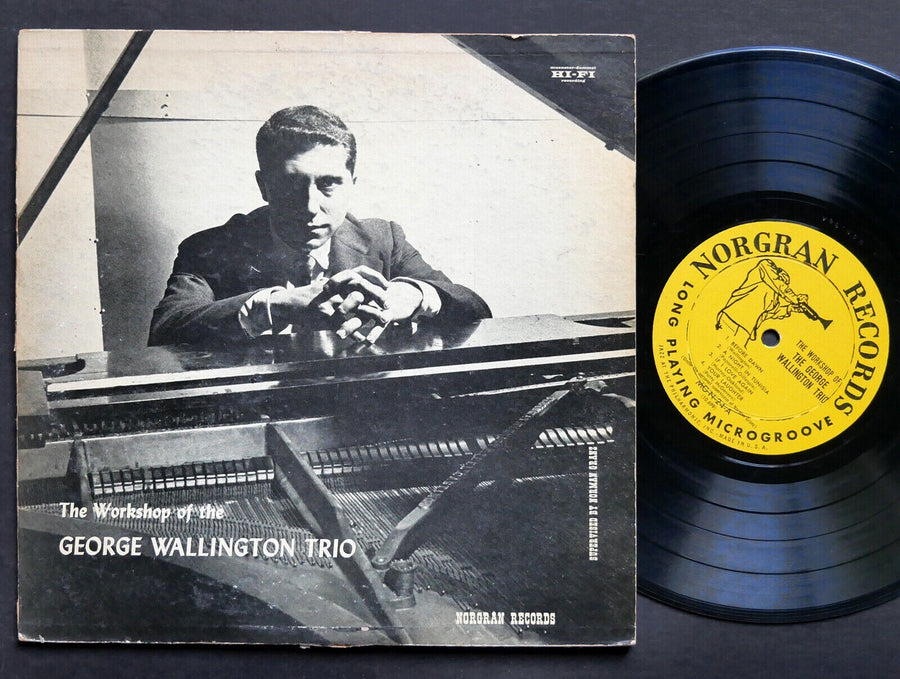 GEORGE WALLINGTON TRIO Workshop Of.. 10" LP NORGRAN MG N-24 US 1957 JAZZ DG MONO