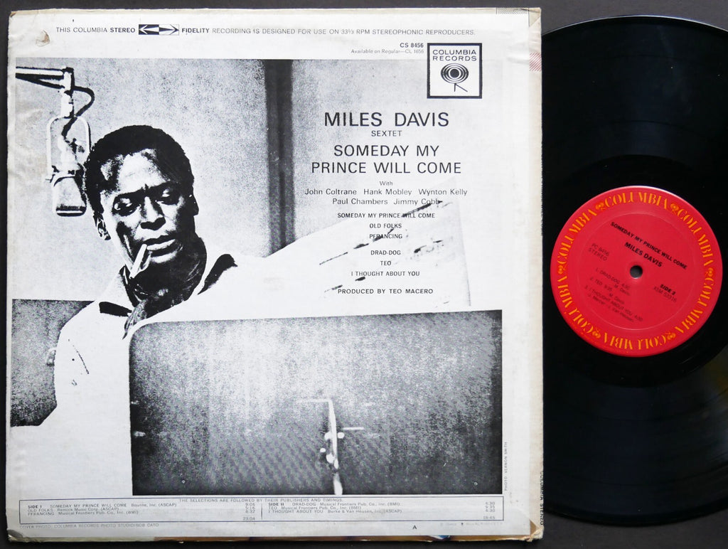 MILES DAVIS Someday My Prince Will Come LP COLUMBIA PC 8456 US '77 John Coltrane