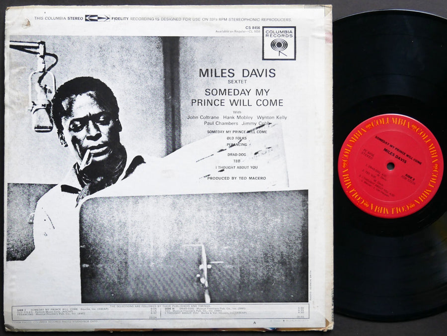 MILES DAVIS Someday My Prince Will Come LP COLUMBIA PC 8456 US '77 John Coltrane