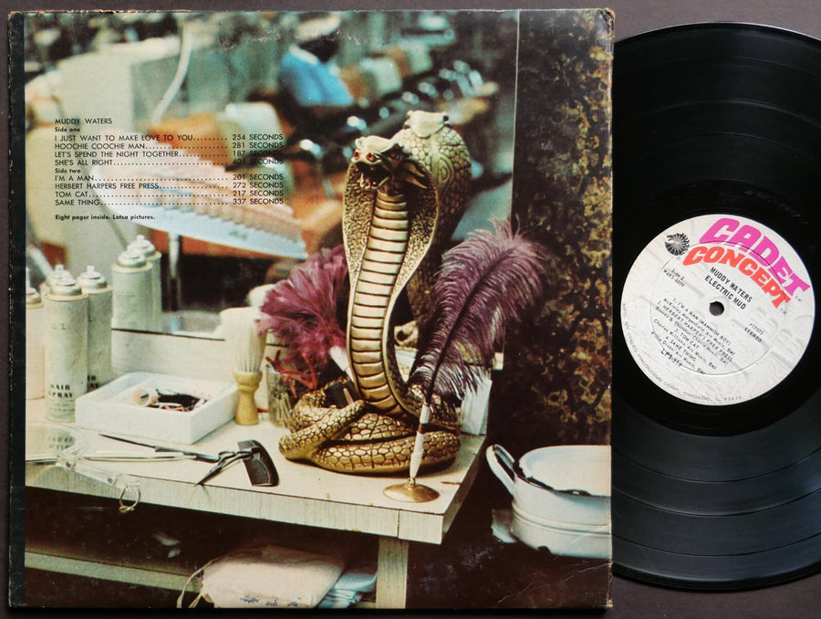 MUDDY WATERS Electric Mud LP CADET CONCEPT LPS 314 US 1968 DG ST BLUES
