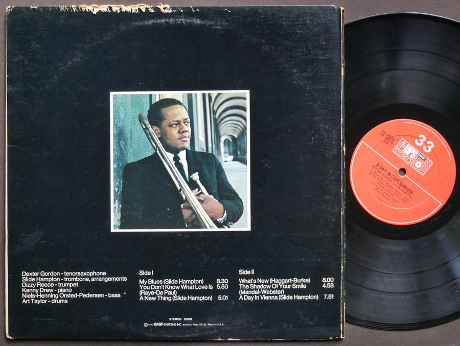 DEXTER GORDON & SLIDE HAMPTON A Day In Copenhagen LP MPS BASF 20698 Dizzy Reece