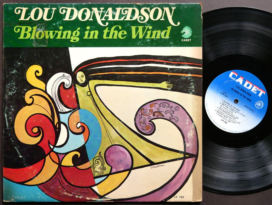 LOU DONALDSON Blowing In The Wind LP CADET LP-789 US 1967 DG MONO JAZZ Sam Jones