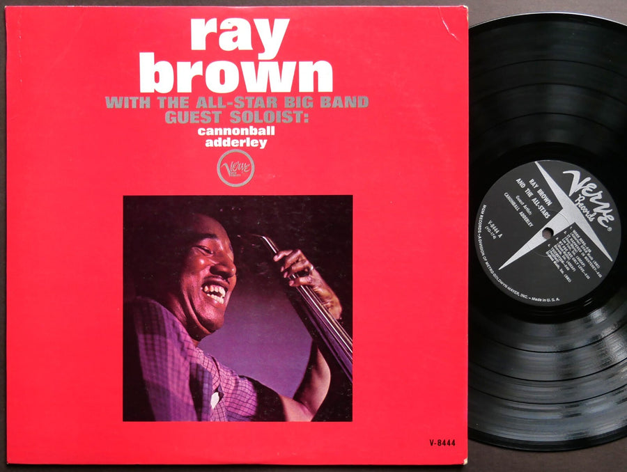 RAY BROWN CANNONBALL ADDERLEY With The All-Star Big Band LP VERVE V-8444 US 1962