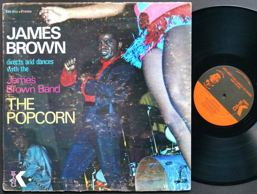 JAMES BROWN The Popcorn LP KING RECORDS KSD 1055 US 1969 Soul Funk