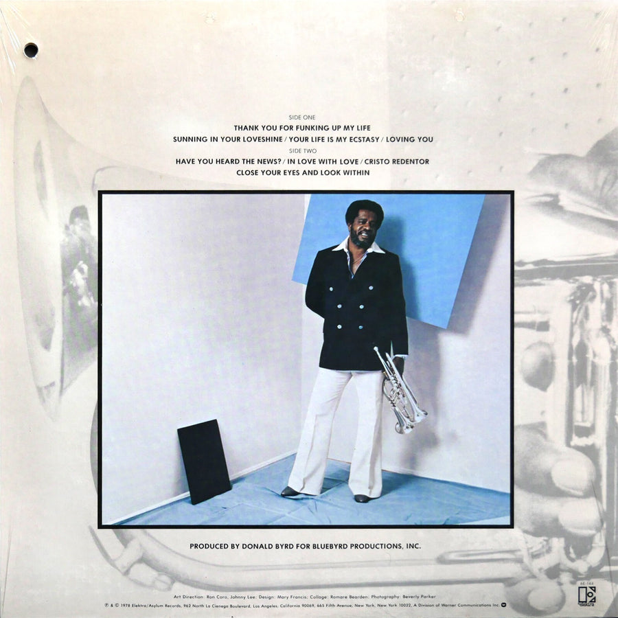 DONALD BYRD Thank You … For F.U.M.L. LP ELEKTRA 6E-144 US 1978 JAZZ SEALED