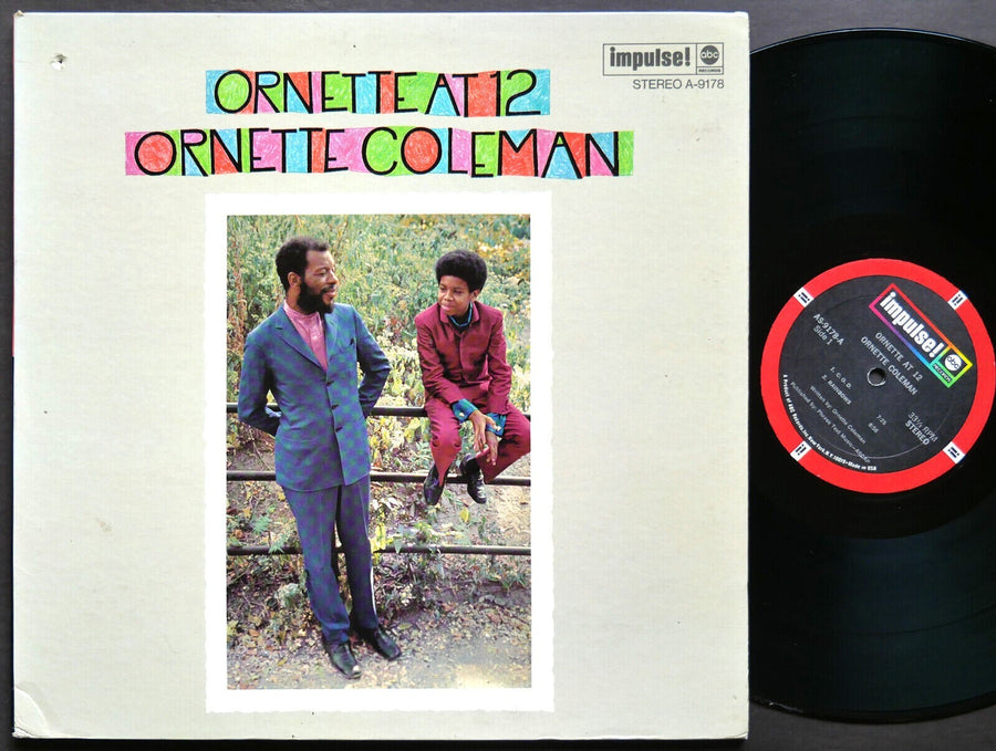 ORNETTE COLEMAN Ornette At 12 LP IMPULSE! AS-9178 US 1969 JAZZ Charlie Haden VG+