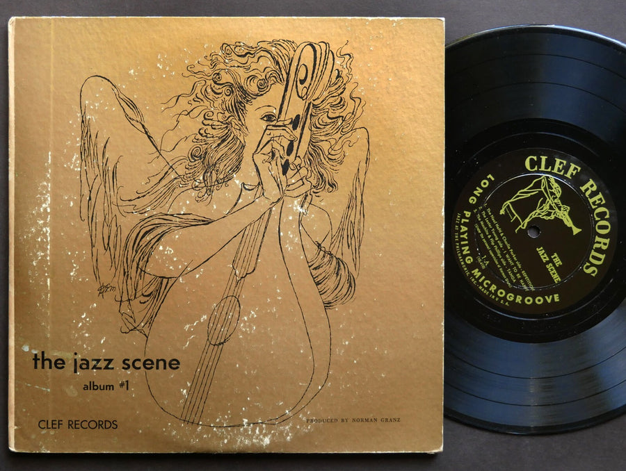 CHARLIE PARKER BUD POWELL The Jazz Scene 10" LP CLEF MG C-674 US 1957 DG MONO