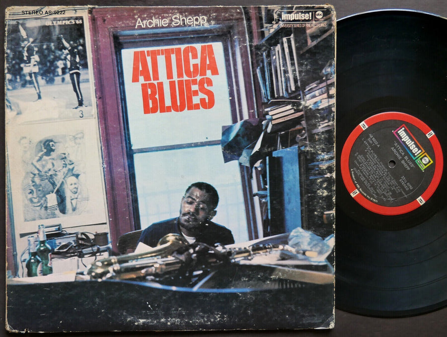 ARCHIE SHEPP Attica Blues LP IMPULSE! AS-9222 US 1972 Marion Brown Walter Davis