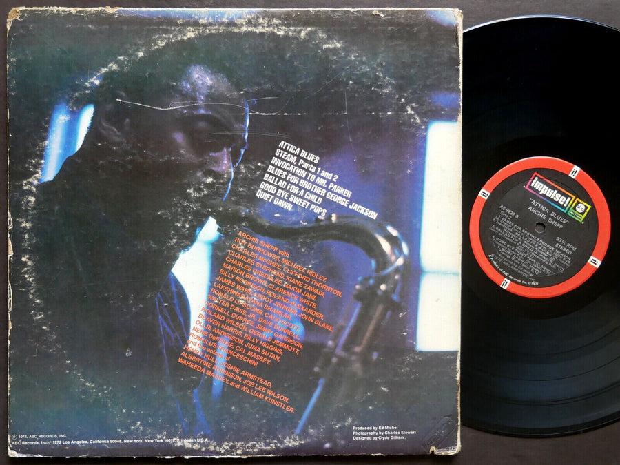 ARCHIE SHEPP Attica Blues LP IMPULSE! AS-9222 US 1972 Marion Brown Walter Davis