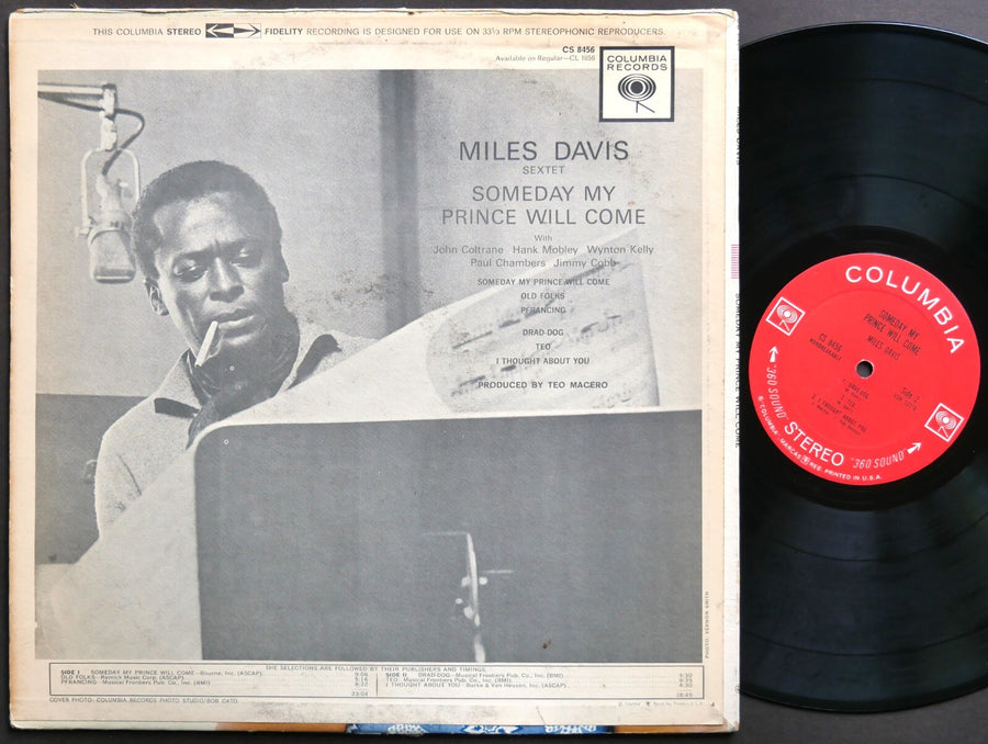 MILES DAVIS Someday My Prince Will Come LP COLUMBIA CS 8456 Coltrane Hank Mobley