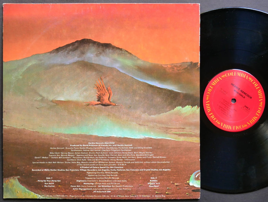 HERBIE HANCOCK Man-Child LP COLUMBIA PC 33812 Wayne Shorter Bennie Maupin CLEAN
