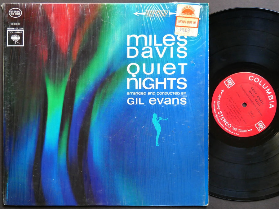 MILES DAVIS Quiet Nights LP COLUMBIA CS 8906 US 1964 2-EYE ST George Coleman