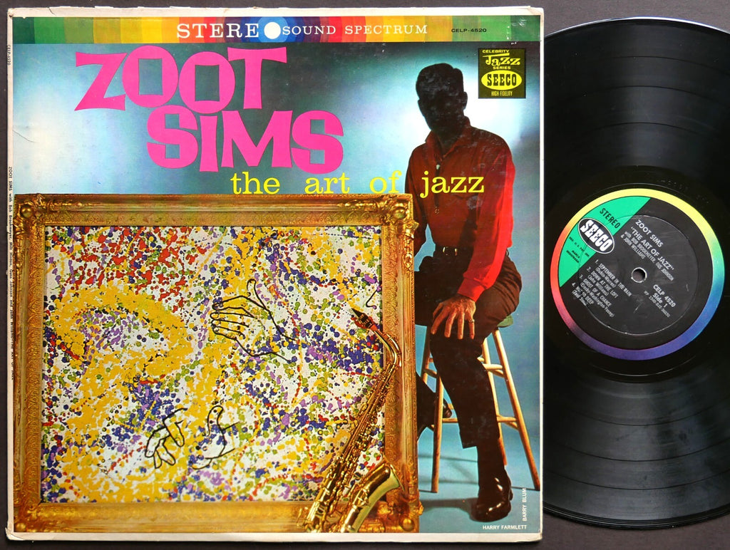 ZOOT SIMS The Art Of Jazz LP SEECO CELP-4520 US 1960 Milt Hinton Bob Brookmeyer