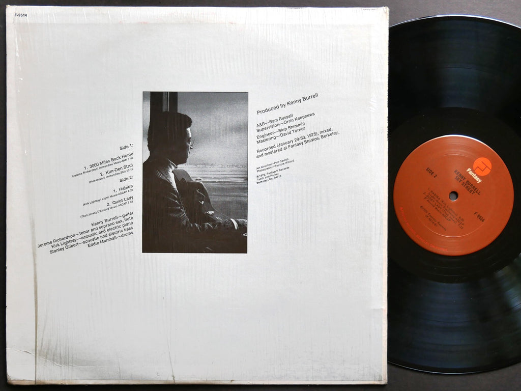 KENNY BURRELL Sky Street LP FANTASY F-9514 US 1976 JAZZ Jerome Richardson
