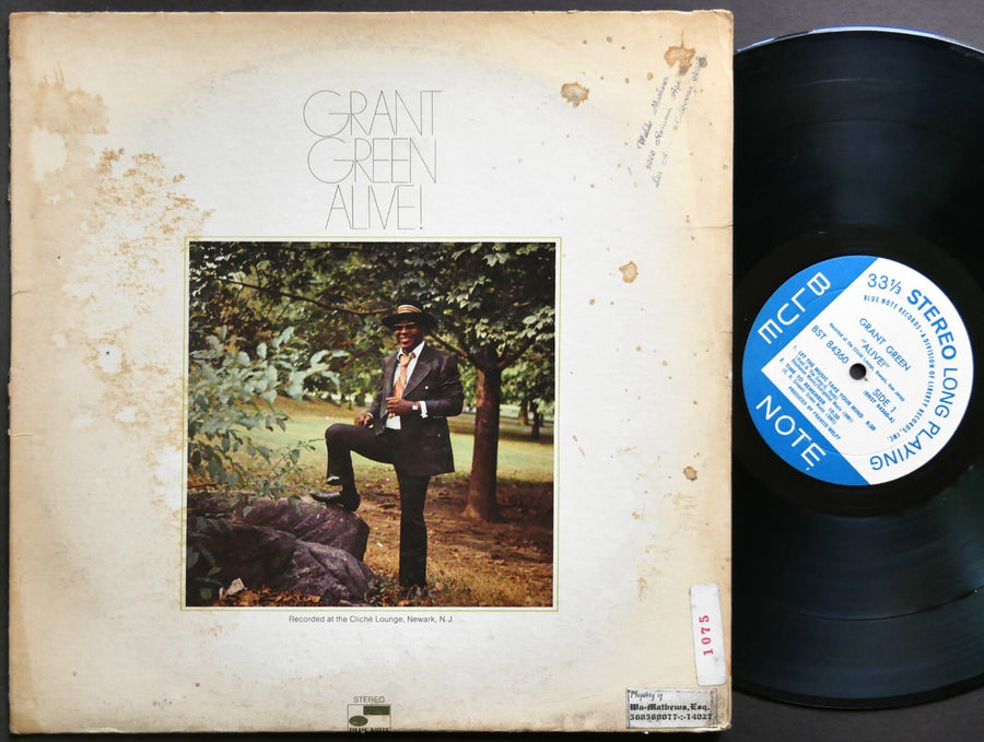 GRANT GREEN Alive! LP BLUE NOTE BST 84360 US 1970 RVG LIBERTY Ronnie Foster