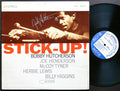 SIGNED by BOBBY HUTCHERSON Stick-Up! LP BLUE NOTE BST 84244 US 1968 LIBERTY JAZZ