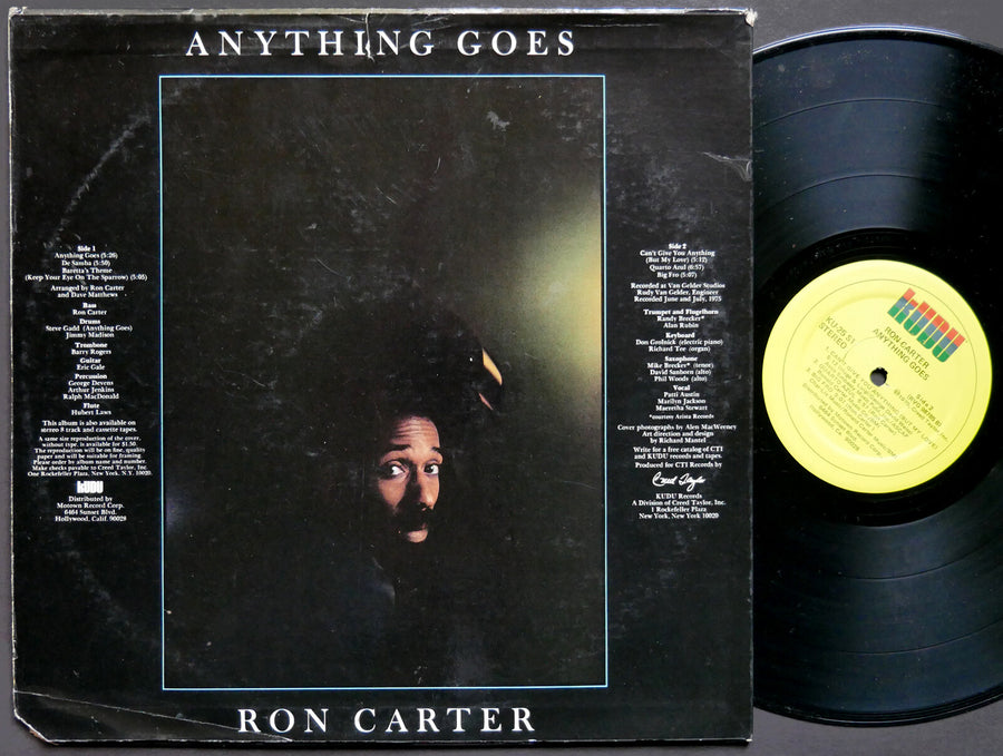 RON CARTER Anything Goes LP KUDU KU 25 US 1975 JAZZ Phil Woods Dave Matthews