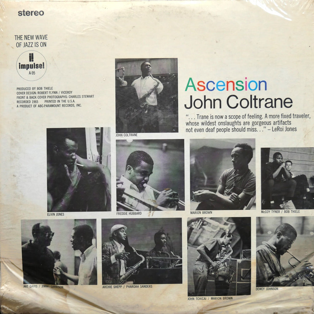 JOHN COLTRANE Ascension LP IMPULSE! AS-95 SEALED Freddie Hubbard Pharoah Sanders