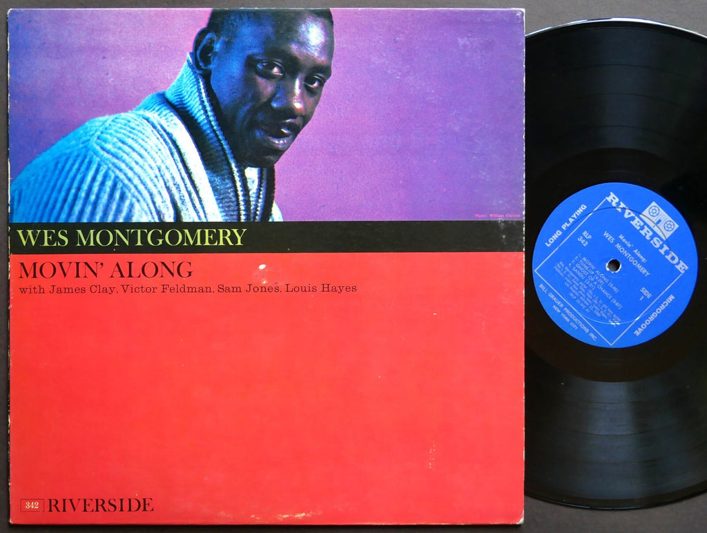 WES MONTGOMERY Movin' Along LP RIVERSIDE RECORDS RLP 342 US 1960 JAZZ DG MONO