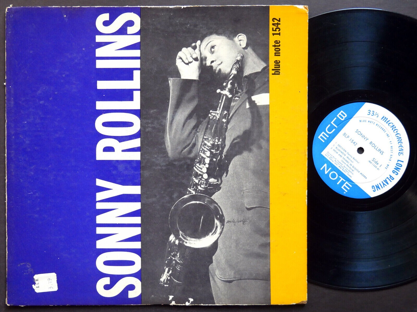 SONNY ROLLINS Volume 1 LP BLUE NOTE 1542 RVG EAR MONO LEX 47 W.63rd Donald Byrd