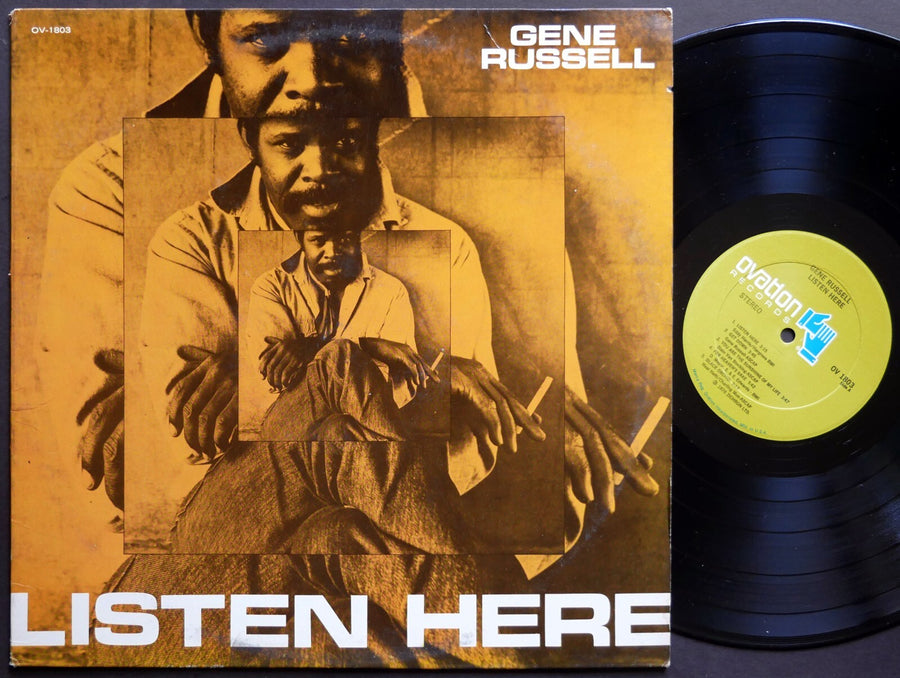 GENE RUSSELL Listen Here LP OVATION OV-1803 US 1976 Henry Franklin Calvin Keys