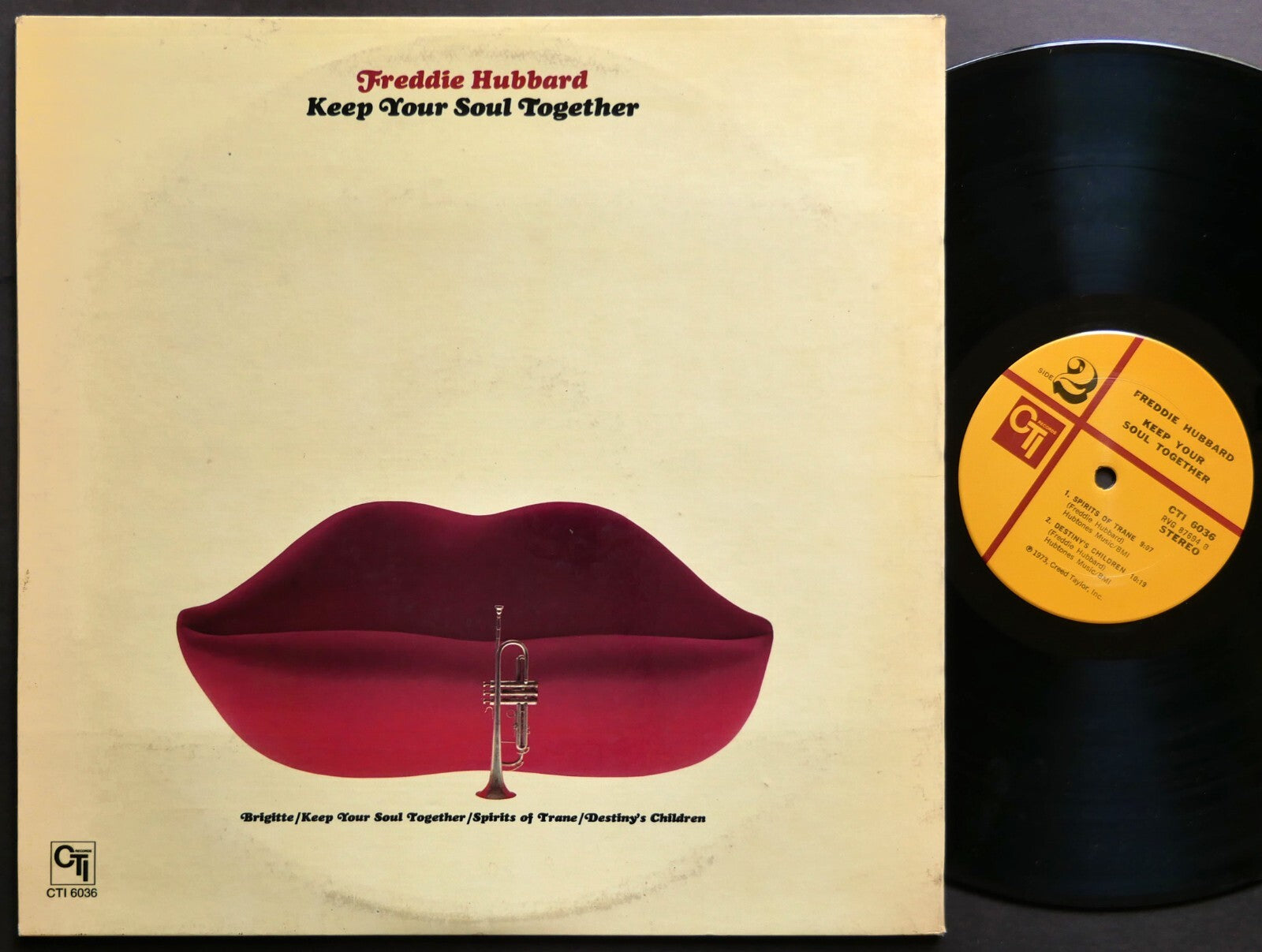 FREDDIE HUBBARD Keep Your Soul Together LP CTI 6036 US 1973 JAZZ George Cables