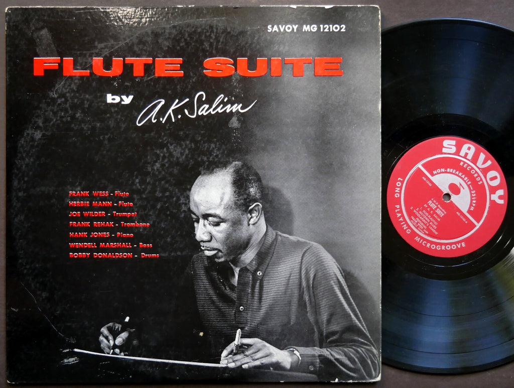 A.K. SALIM JOE WILDER HANK JONES Flute Suite LP SAVOY MG 12102 US 1957 RVG MONO