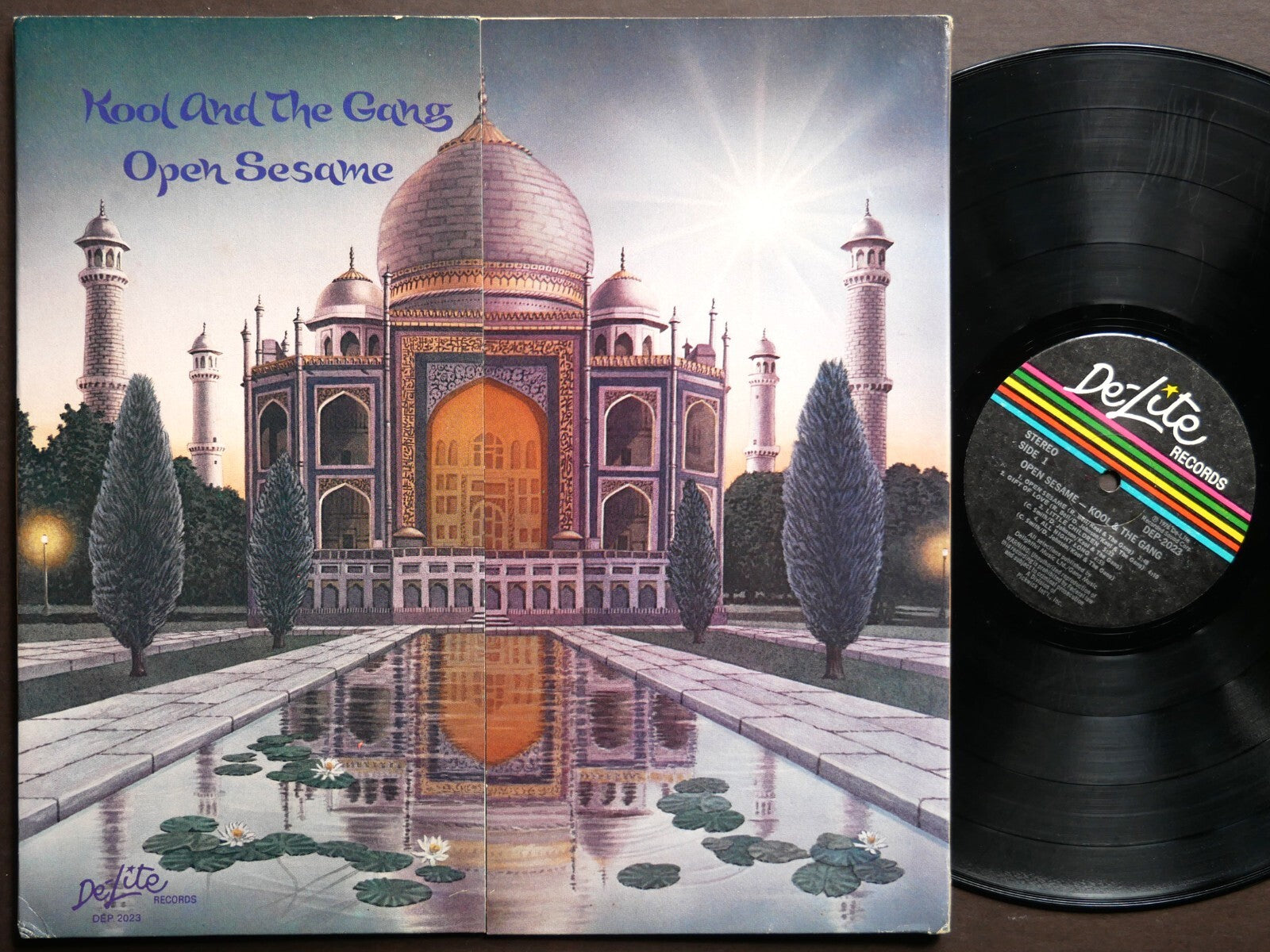 KOOL & THE GANG Open Sesame LP DE-LITE RECORDS DEP-2023 US 1976 Jazz Funk