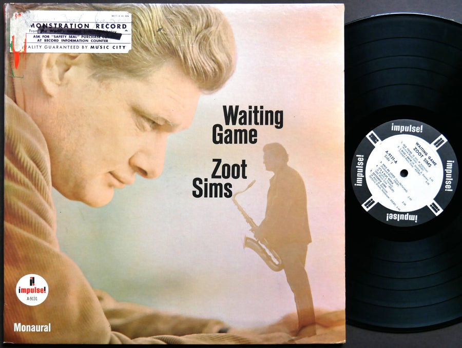 ZOOT SIMS Waiting Game LP IMPULSE! A-9131 US 1967 JAZZ MONO PROMO