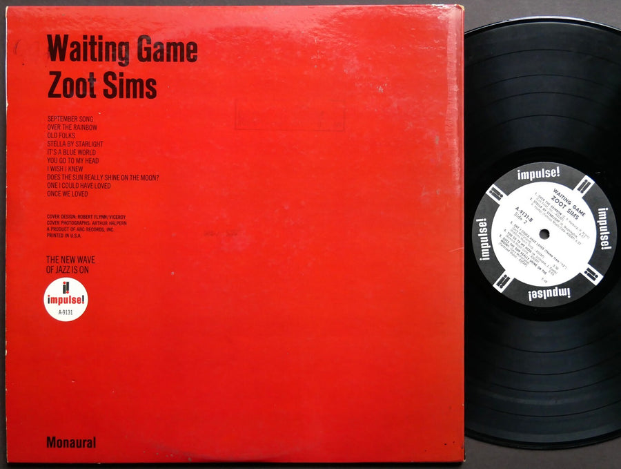 ZOOT SIMS Waiting Game LP IMPULSE! A-9131 US 1967 JAZZ MONO PROMO