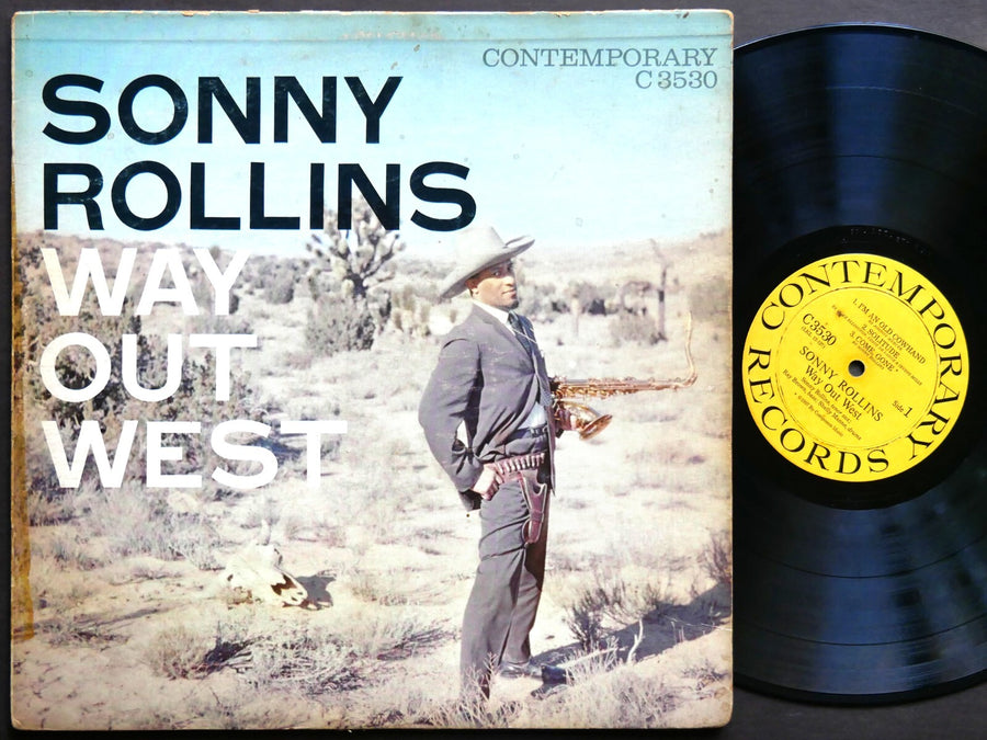 SONNY ROLLINS Way Out West LP CONTEMPORARY RECORDS C 3530 US 1957 DG MONO