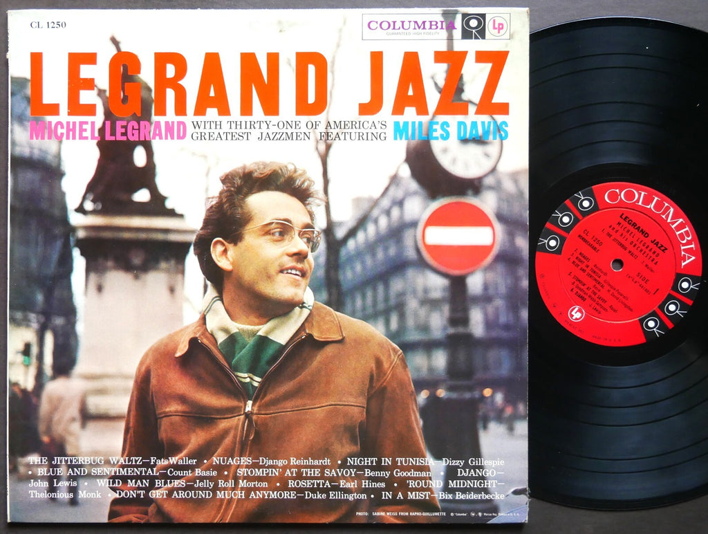 MICHEL LEGRAND MILES DAVIS JOHN COLTRANE Legrand Jazz LP COLUMBIA CL 1250 MONO